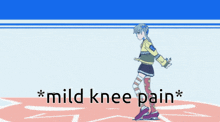 Mild Knee Pain Maka Albarn GIF - Mild Knee Pain Maka Albarn Soul Eater GIFs