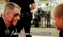 Did Boot Just Give Me An Attitude Southland GIF - Did Boot Just Give Me An Attitude Southland Cop GIFs