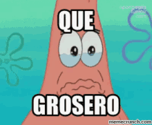 Que Grosero GIF - Patrick Spongebob Cry GIFs