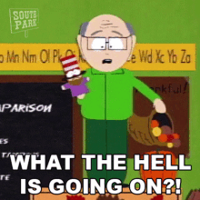 What The Hell Is Going On Mr Garrison GIF - What The Hell Is Going On Mr Garrison South Park GIFs