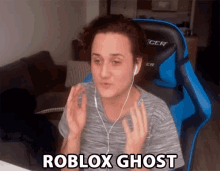 Roblox Ghost Roblox GIF - Roblox Ghost Roblox Video Games GIFs