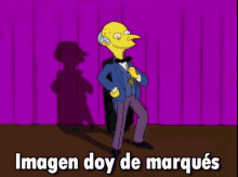 El Señor Burns Con Capa GIF - Los Simpson Los Simpsons Marques GIFs