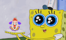 Clown Sponge Bob GIF - Clown Sponge Bob Antonio Brown GIFs
