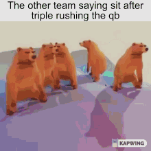 Football Fusion The Other Team Saying Sit After Triple Rushing The Qb GIF - Football Fusion The Other Team Saying Sit After Triple Rushing The Qb Bears GIFs