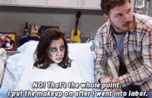April In Labor GIF - Zombie Parksandrec Wholepoint GIFs