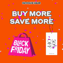 Indique Black Friday Indique Hair Gif GIF - Indique Black Friday Indique Hair Gif Virgin Hair Black Black Friday GIFs