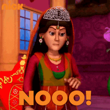 Nooo The Queen Of Anandgad GIF - Nooo The Queen Of Anandgad Motu Patlu GIFs