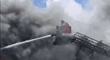 a fire truck with the number 1 on the side