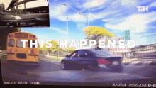 This Happened Car Crash GIF
