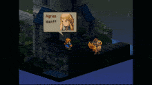a video game scene with knight saying tough don 't blame us