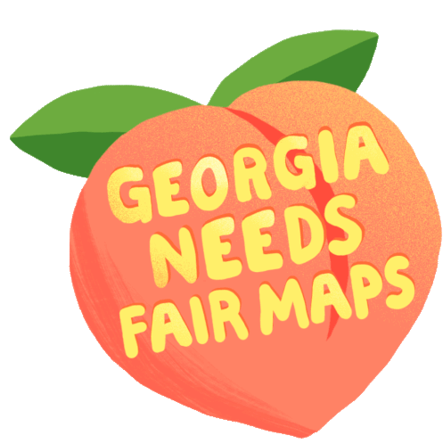 Georgia Ga Sticker - Georgia Ga Redistricting Stickers