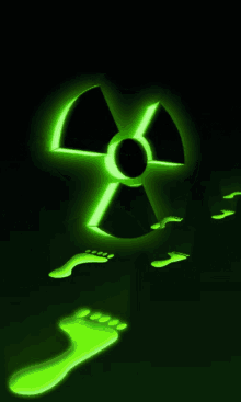 danger zone radioactive steps