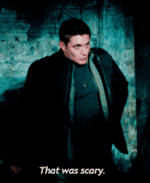 supernatural dean winchester that was scary whoa