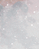 a man laying next to a tiger with snow falling