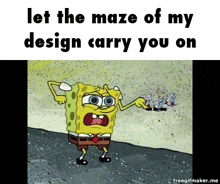 Let The Maze Of My Design Carry You On Spongebob GIF - Let The Maze Of My Design Carry You On Let The Maze Of My Design Carry You On GIFs