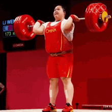 carry the weight li wenwen china team womens weightlifting carry the barbell