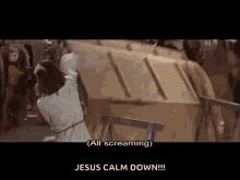 Jesus Calm Down Pissed GIF