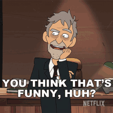 You Think Thats Funny Huh Rand Ridley GIF - You Think Thats Funny Huh Rand Ridley Inside Job GIFs