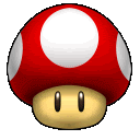 Mushroom Cup Icon Sticker - Mushroom Cup Icon Mario Kart Stickers
