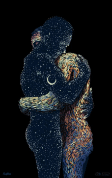 Couple Hug GIF - Couple Hug Galaxy GIFs