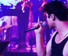 Darren Criss Tank Top GIF - Darren Criss Tank Top Singing GIFs
