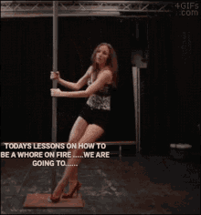 Funny Whore On Fire GIF - Funny Whore On Fire Lesson GIFs