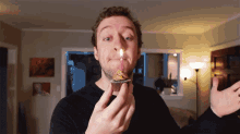 Blow Out Candle Peter Draws GIF - Blow Out Candle Peter Draws Cup Cake GIFs