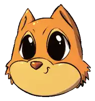 a close up of a cat 's face with big eyes
