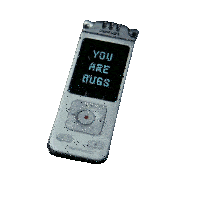 You Are Bugs 3 Body Problem Sticker - You Are Bugs 3 Body Problem Phone Glitch Stickers