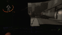 a video game scene with a clock on the wall that says ' clock ' on it