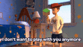 I Dont Want To Play With You Anymore Toy Story Minecraft GIF - I Dont Want To Play With You Anymore Toy Story Minecraft Toy Story Minecraft Toy Story GIFs