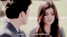 pretty little liars pll aria montgomery lucy hale cannot imagine life without you