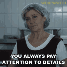 You Always Pay Attention To Details Eve Wilder GIF - You Always Pay Attention To Details Eve Wilder Wentworth GIFs