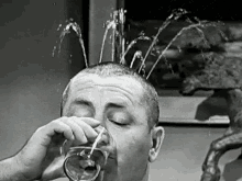 Drinking Three Stooges GIF - Drinking Three Stooges Water GIFs