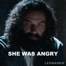 She Was Angry Leonardo Da Vinci GIF - She Was Angry Leonardo Da Vinci Aidan Turner GIFs