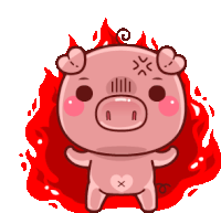 Piggy Evilxute Sticker - Piggy Evilxute Stickers