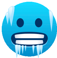 Cold Face People Sticker - Cold Face People Joypixels Stickers