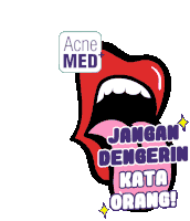 Jerawat Acnemed Sticker - Jerawat Acnemed Acnemed Indonesia Stickers