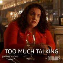 Too Much Talking Diane Pemberley GIF - Too Much Talking Diane Pemberley The Outlaws GIFs