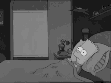 Bart Simpson No Sleep GIF