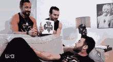 Adam Cole Bobby Fish GIF - Adam Cole Bobby Fish Roderick Strong GIFs