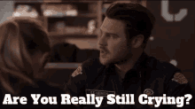 Station19 Jack Gibson GIF - Station19 Jack Gibson Are You Really Still Crying GIFs