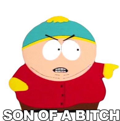 Son Of A Bitch Eric Cartman Sticker - Son Of A Bitch Eric Cartman South Park Stickers