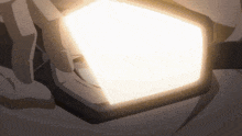 a person is holding a light in their hand and it is shining brightly