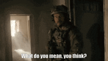 What Do You Mean You Think Seal Team GIF - What Do You Mean You Think Seal Team Jason Hayes GIFs