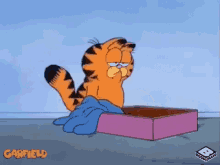 Garfield Sleep GIF - Garfield Sleep Tired GIFs