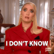 I Dont Know Real Housewives Of Beverly Hills GIF - I Dont Know Real Housewives Of Beverly Hills Who Knows GIFs