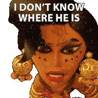 I Dont Know Where He Is Acat Sticker - I Dont Know Where He Is Acat Goddess Of Tattoo Stickers