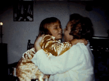 I Love You Hugs And Kisses GIF - I Love You Hugs And Kisses Mom And Daughter GIFs