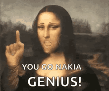 Asho Mona Lisa GIF - Asho Mona Lisa Genius GIFs